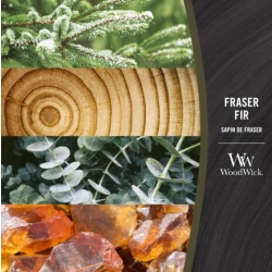 WoodWick FRASIER FIR Świeca zapachowa z drewnianym knotem 609,5 g